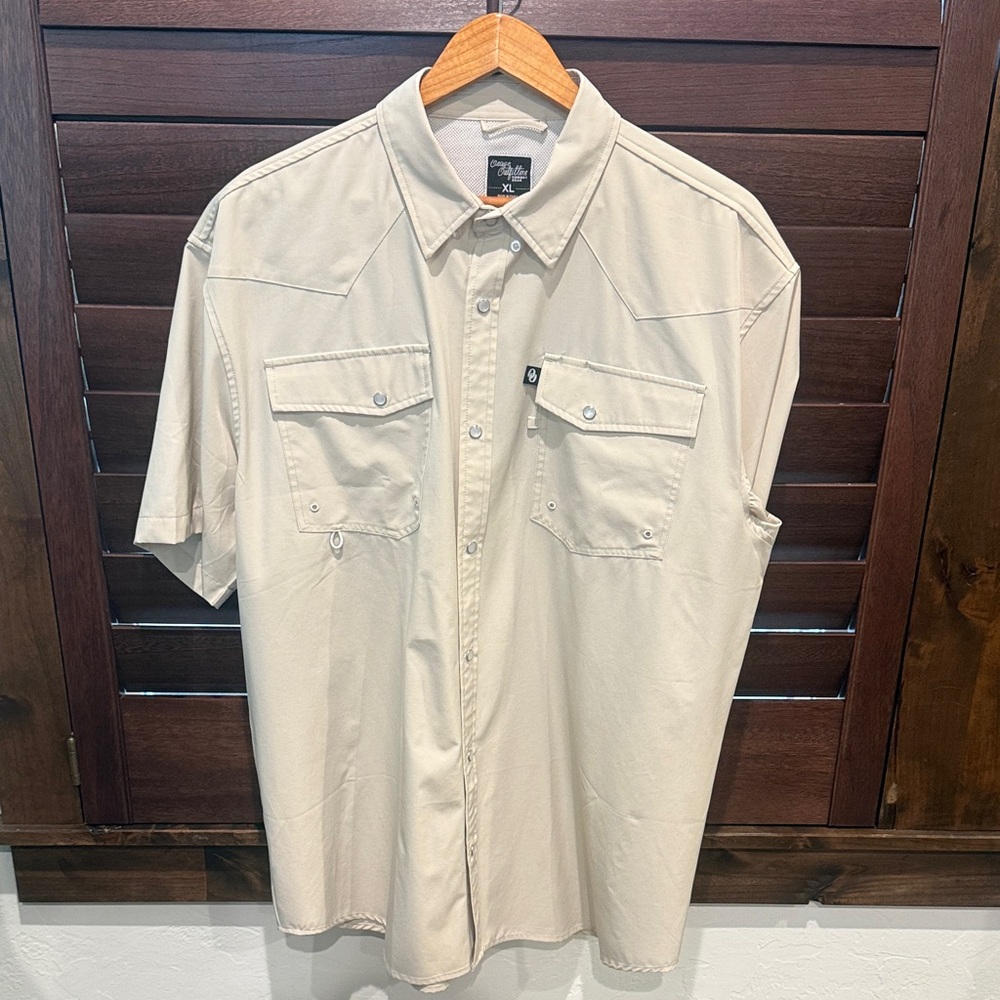Osage Outfitters Men's Cream Button Down Shirt